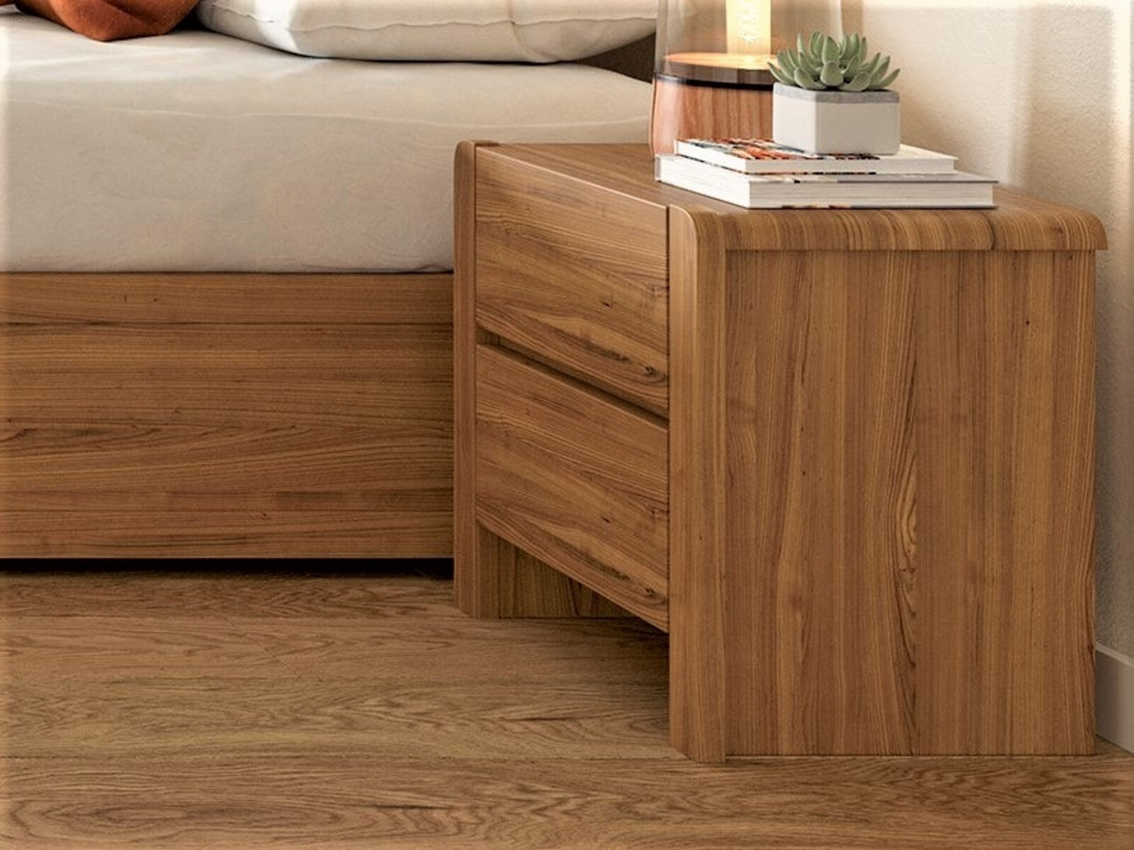 Image of Hip Hop 2 Drawer Bedside Table