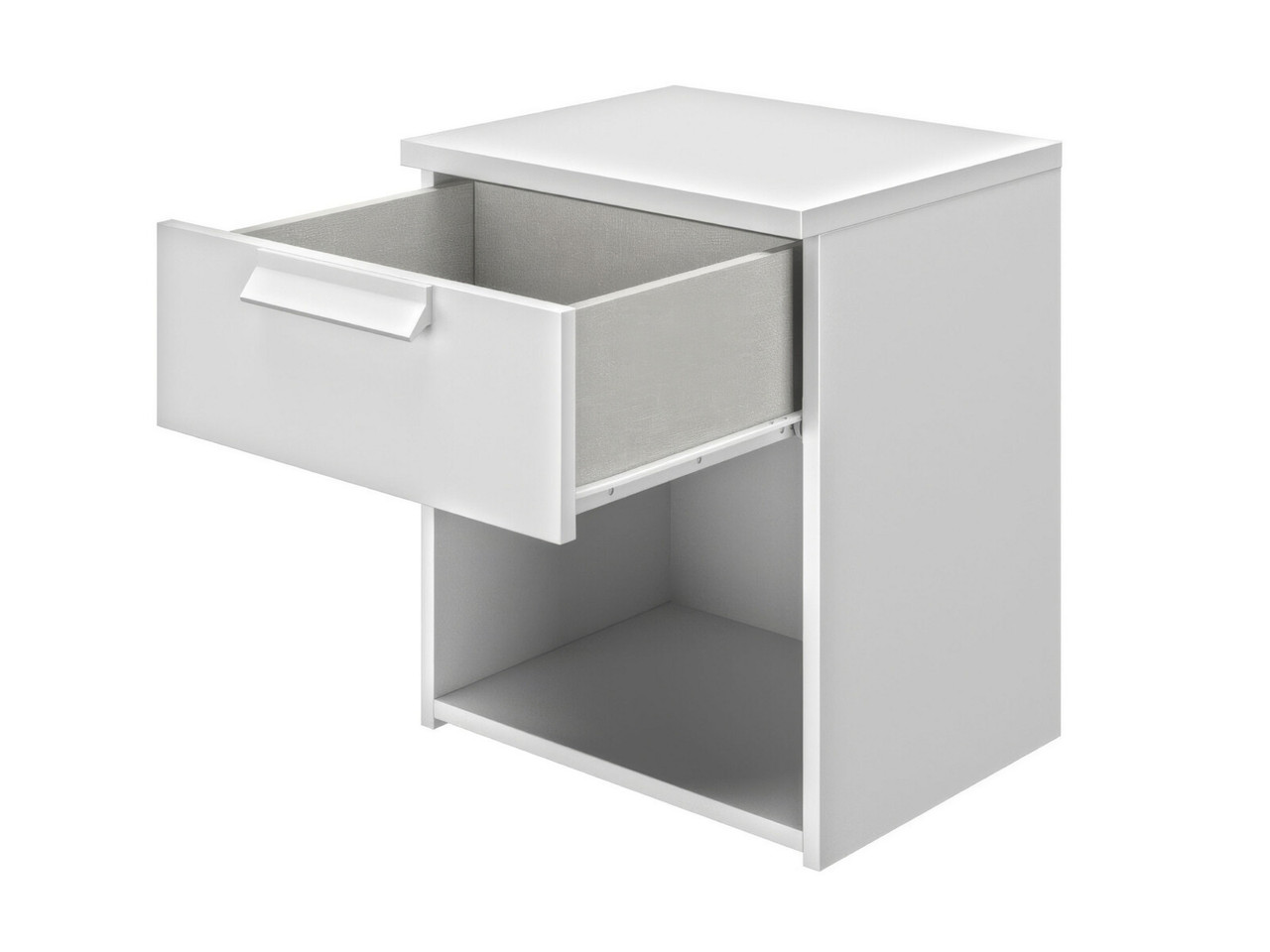 Image of Bergen 1 Drawer Bedside Table