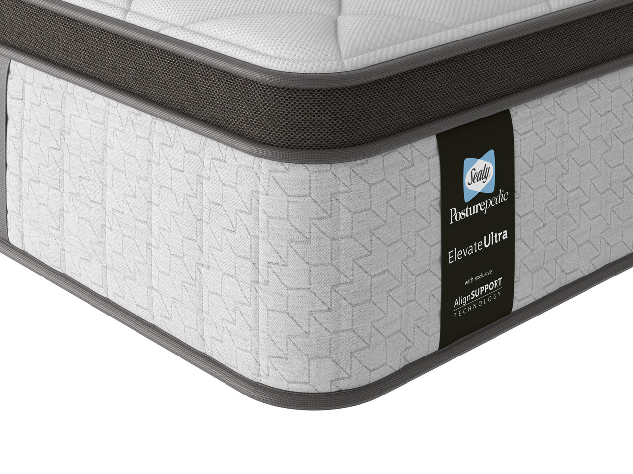 Sealy Bronte Posturepedic Zip Link Mattress Super King White