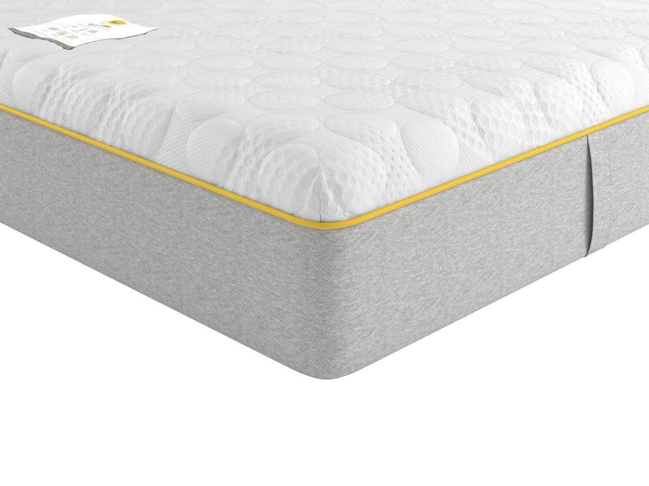 Eve Hybrid Duo Mattress Super King White Grey