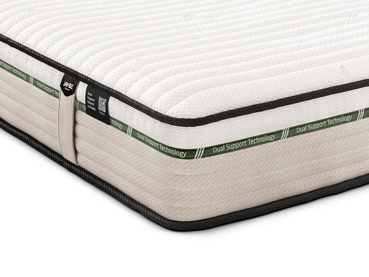 Jay Be Dual Support Natural E Pocket Mattress Single White