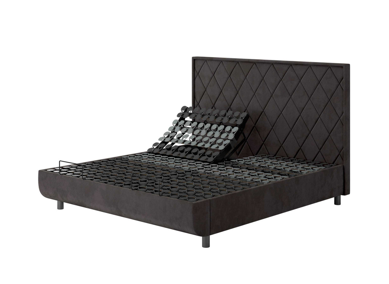 Tempur Arc Quilted Adjustable Bed Frame King Stone