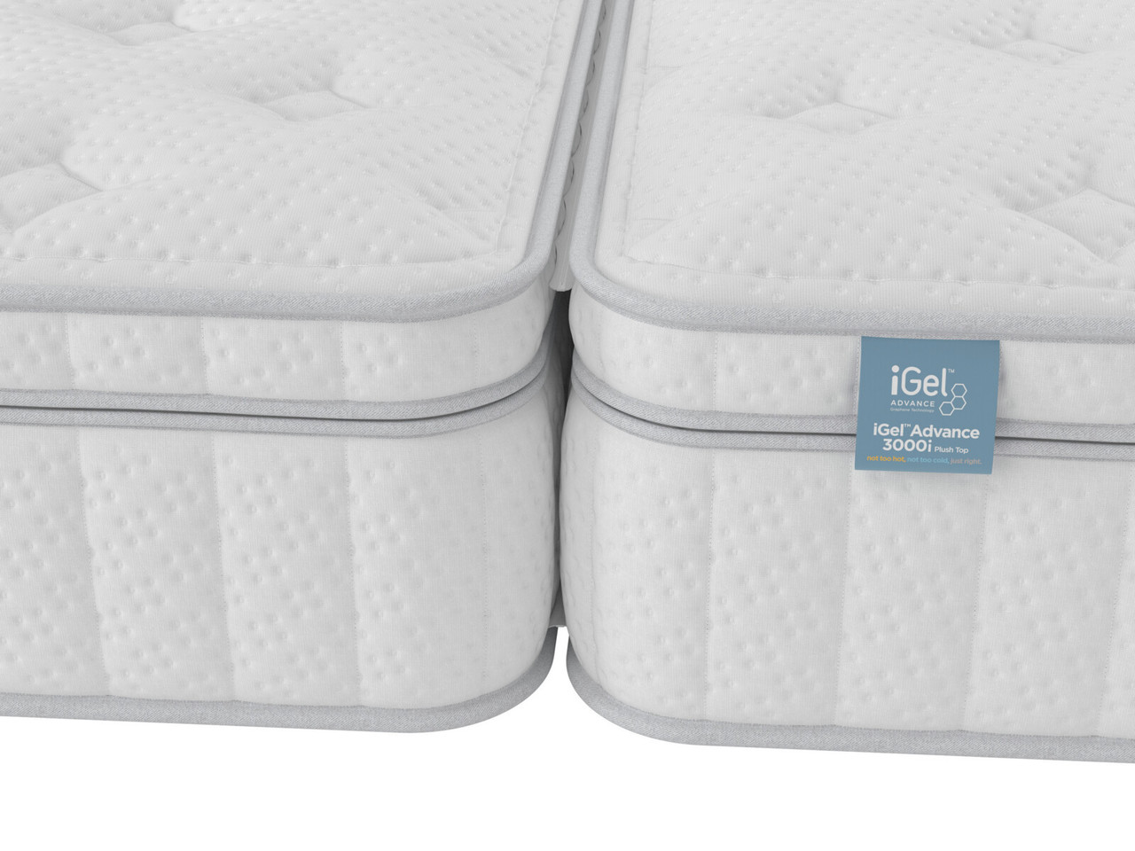 Igel Advance 3000i Plush Top Zip Link Mattress Super King White