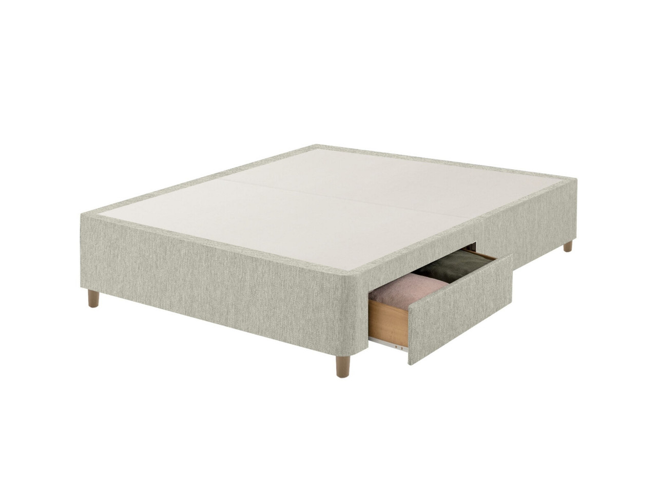 Silentnight Divan Base On Legs Small Double Storm