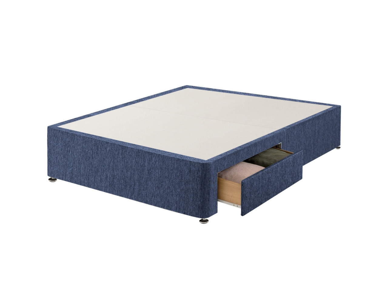 Silentnight Divan Base On Glides Small Double Fossil