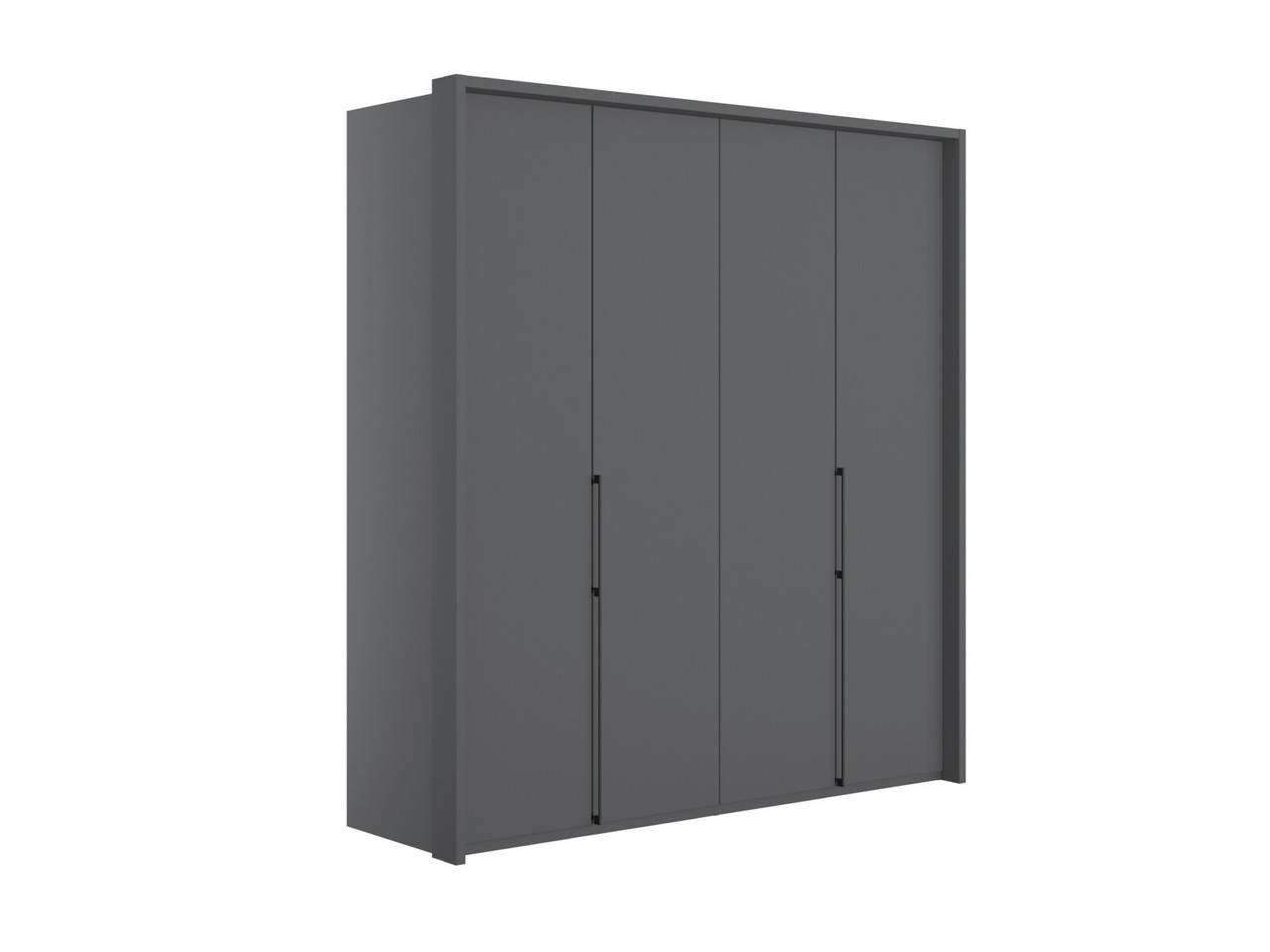 Emden 4 Door Hinged Wardrobe 4 Door Hinged Graphite