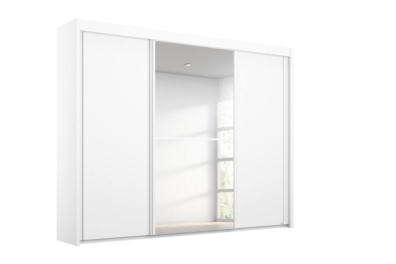 Lazio 3 Door Sliding Wardrobe 3 Door Sliding Alpine White