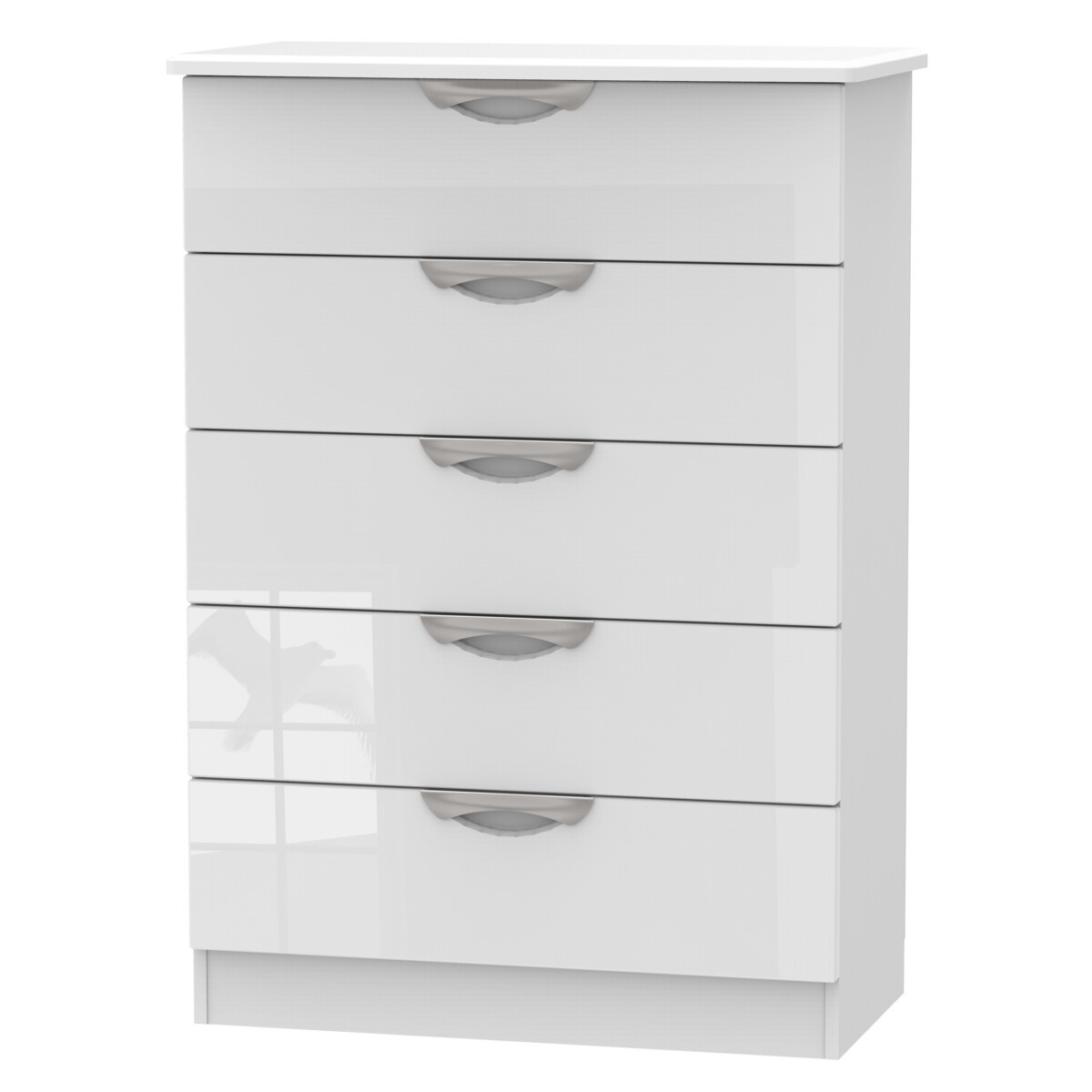 Merton 5 Drawer Chest Of Drawers 5 Drawers White