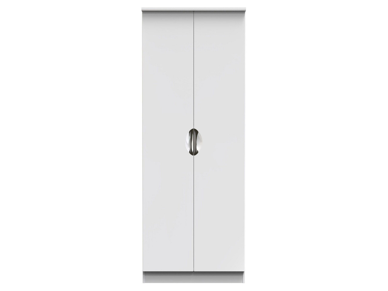 Merton 2 Door Double Hanging Hinged Wardrobe 2 Door Hinged White