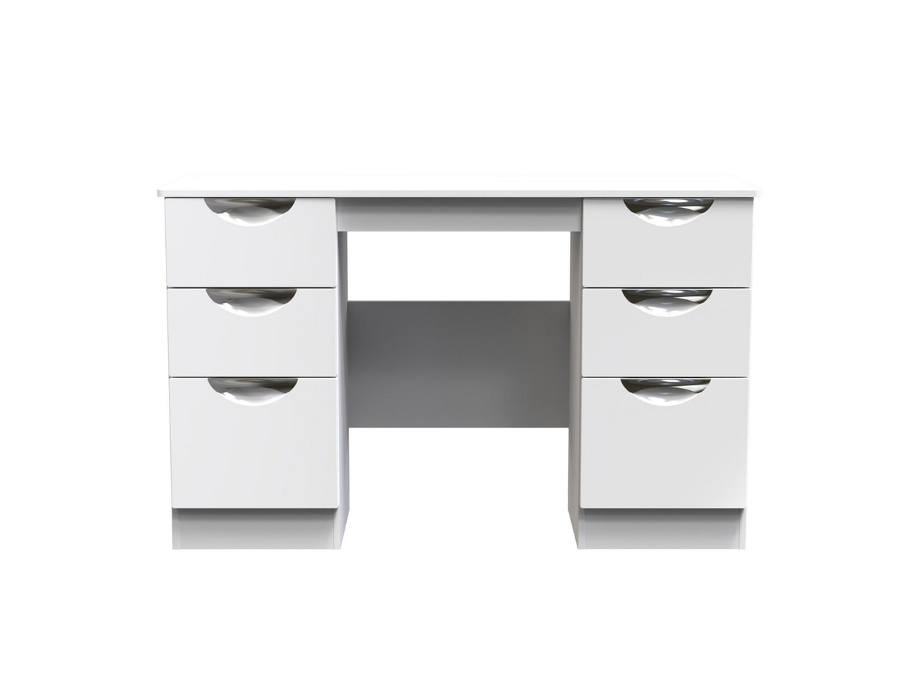 Merton 3 3 Drawer Dressing Table 6 Drawers White