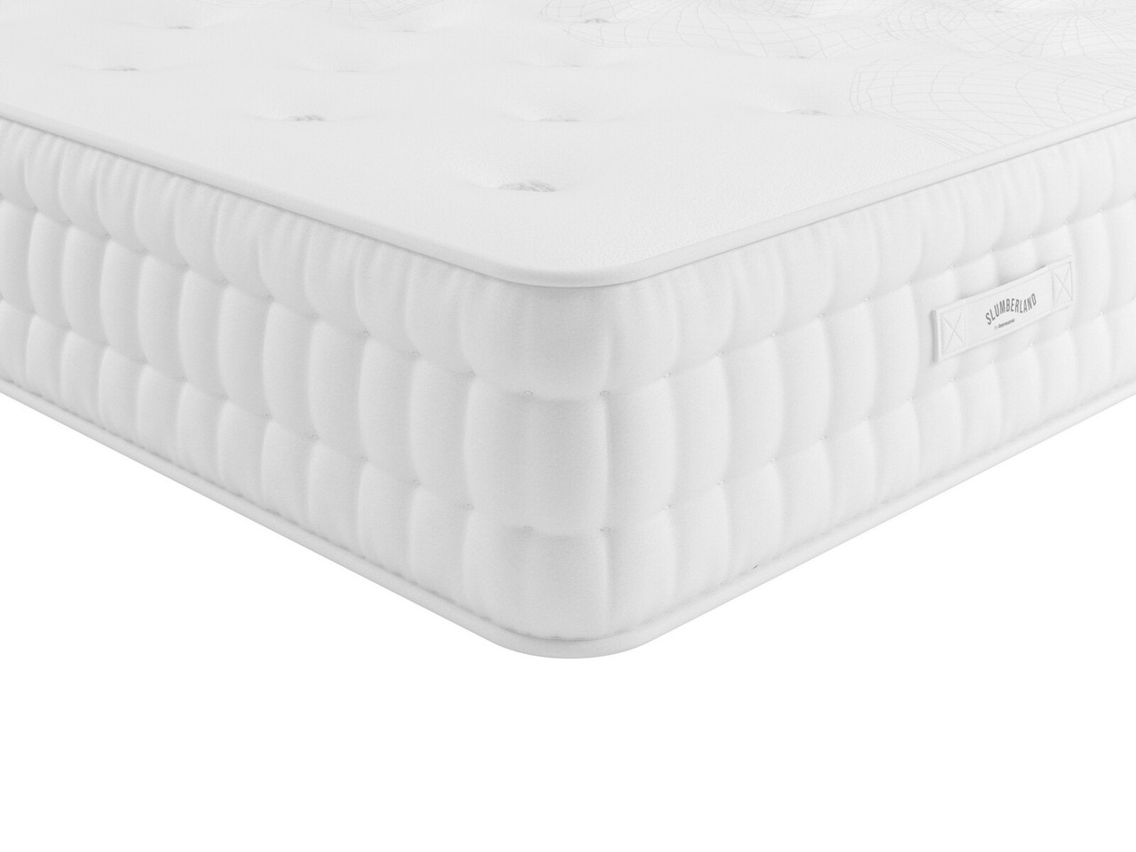 Slumberland Naturals Plant Based Luxe Mattress Double White