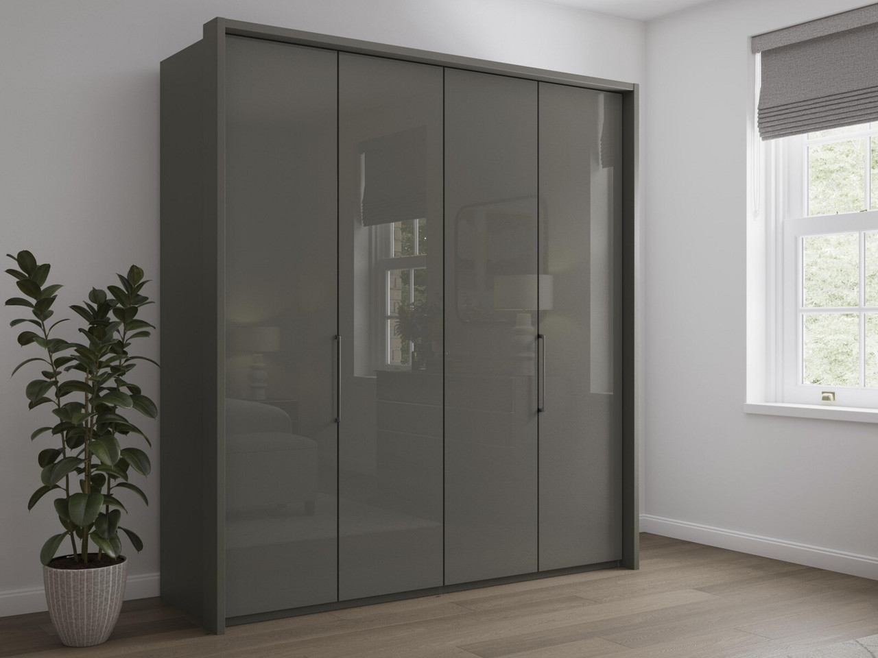 Image of Sicily 4 Door Bi-Fold Wardrobe