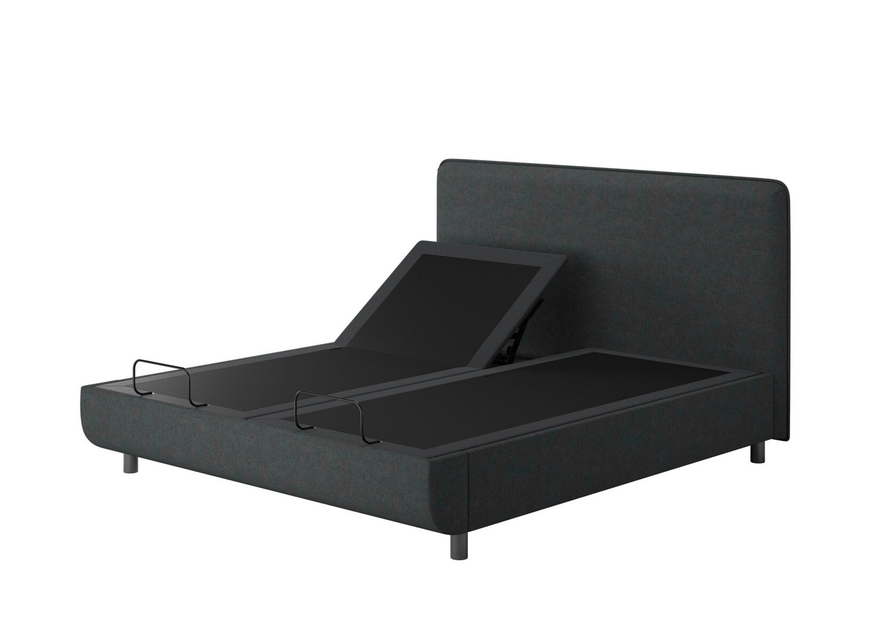 Tempur Ergo Form Smart Adjustable Bed Frame Super King Dark Grey