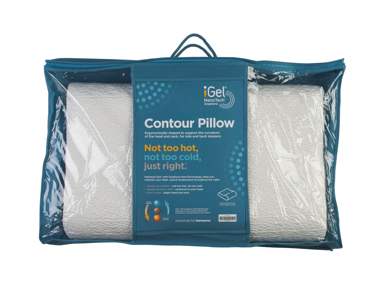 Igel Contour Pillow Single White