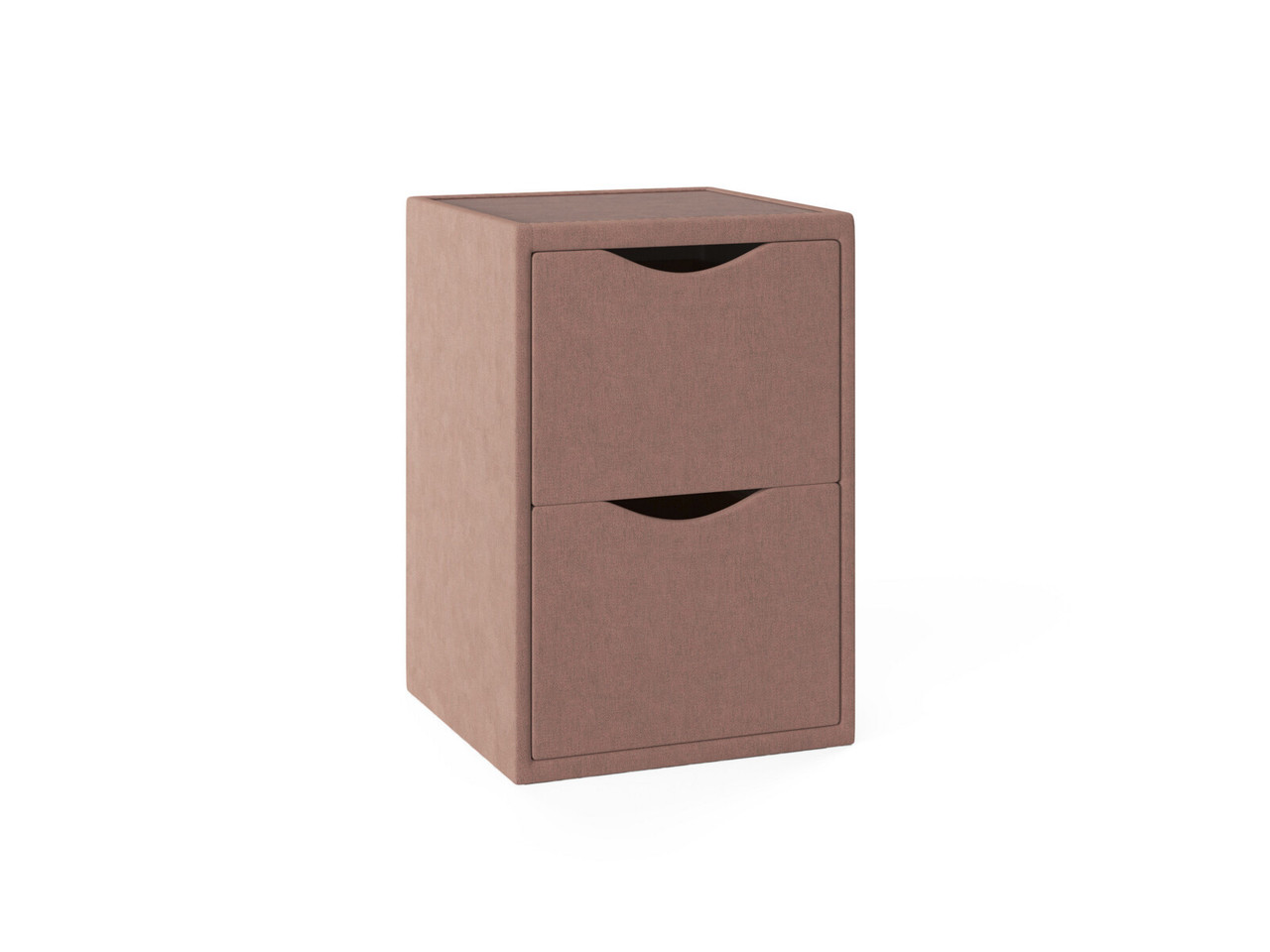 Staples Co Bedside Cabinet 2 Drawers London Tan