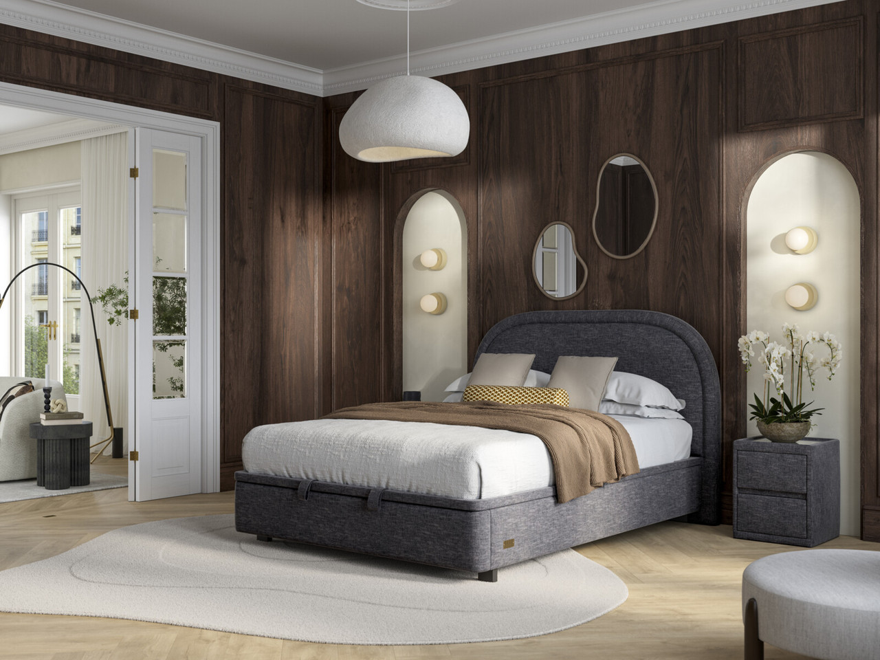 Elle Emmeline Ottoman Bed Frame Super King Gimme Lemon