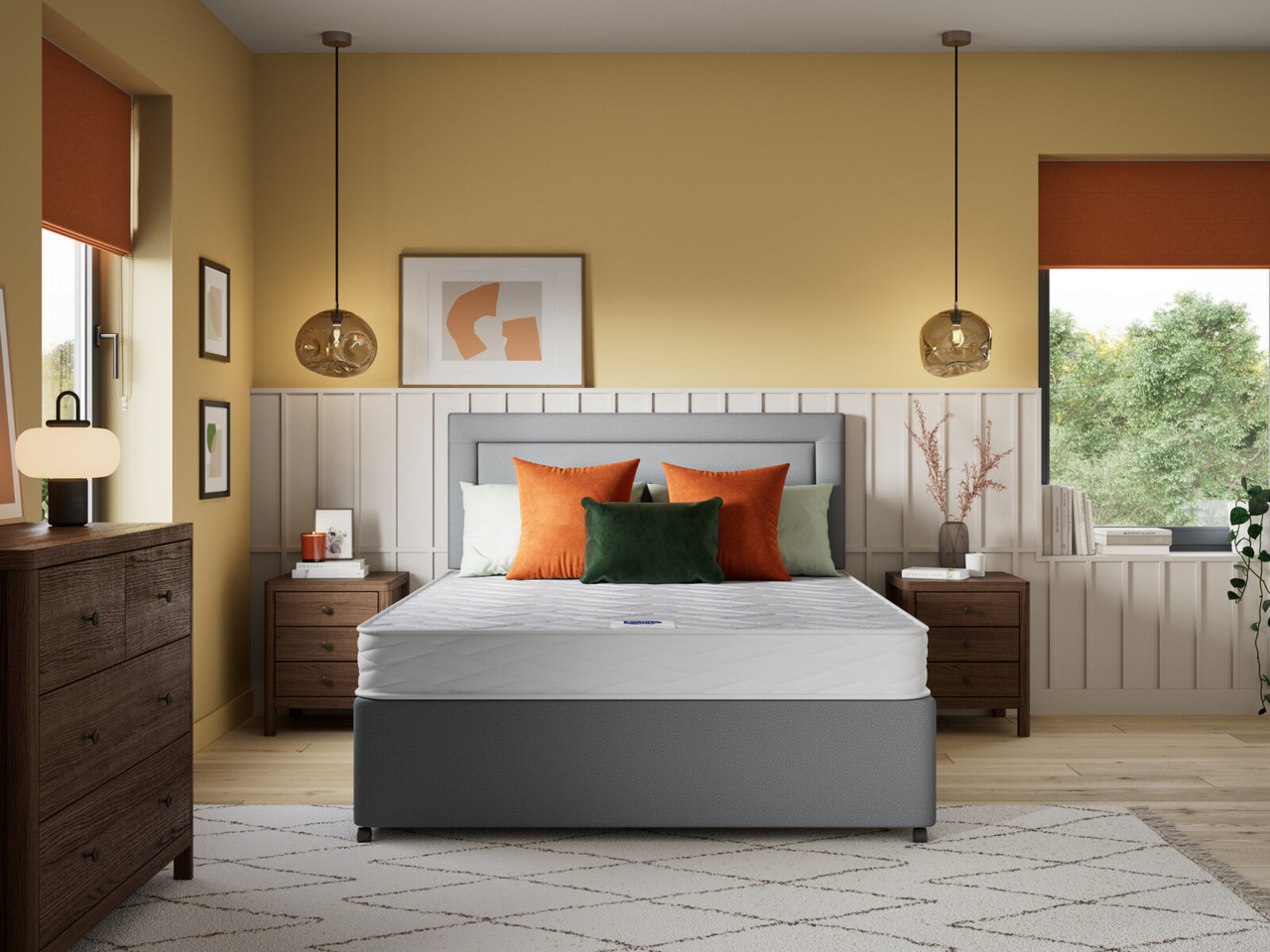 Simply Rolled Foam Mattress Small Single White