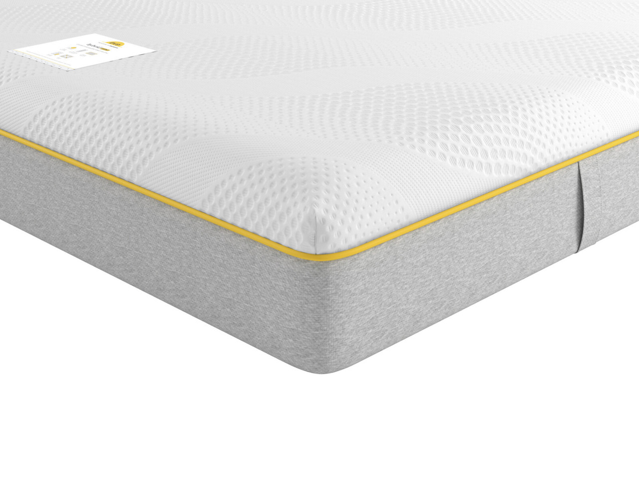 Eve Hybrid Uno Mattress King White Grey