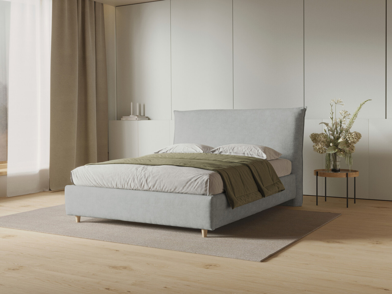 Ideal Home Darlton Ottoman Bed Frame Double Grey