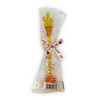 Translucent Plastic Honey Dipper in Cellophane Gift Wrap