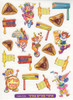 Purim Shaped Stickers by Ritram