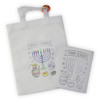 Chanukah Tote Bag with Stencil 