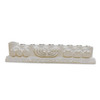 Plaster Menorah for painting from FRONT