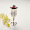 Grapes Design Silverplated Kiddush Cup