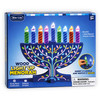 My Play Wood Light Up Menorah w. Acrylic Candles