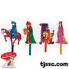 Purim Character Puppets + Wiggly Eyes & Craftsticks