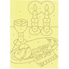 Shabbat Self-Adhesive Sand Art Boards