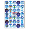Israel Symbols Stickers 1