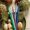 Chanukah Candles - Assorted Colors Organic Vegetable Wax