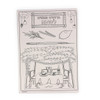 10 Sukkot Coloring Card-Stock Boards & 10 Sticker Sheets