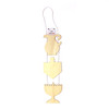 Chanukah Wooden Menorah, Dreidel, Kad Wall Hanging for Decoration