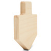Chunky Wooden Dreidel Cutout