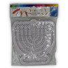 DIY Menorah Shaped Chanukah Inlay Puzzle for Decoration