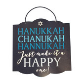 MDF Sign Happy Chanukah