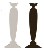 Gold and back Gray Candle holder  Cardboard Cut-Outs (20)