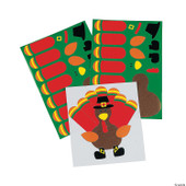 Turkey Sticker Sheets - 12 Pc.