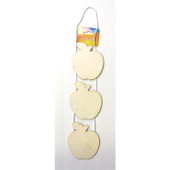 Wooden Apples Rope Hanging for Coloring