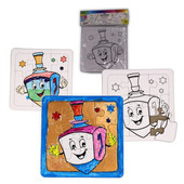 Chanukah Smiley Dreidel Inlay Puzzle for Decoration (12)