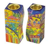 View of Jerusalem Fitted Candlesticks