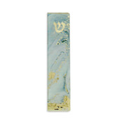 "Sage Marble" Art Glass Mezuzah