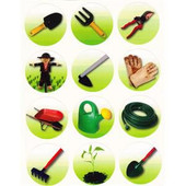 Gardening Tools Stickers