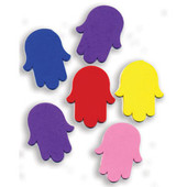 Chamsa Jewish Colorful Foam Shapes