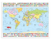 Capsulated World Map Placemat