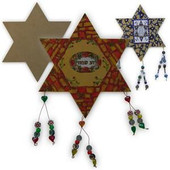 Tower of David Color & Paste Crafts (36) with Jerusalem Stones Foam Mosaic  Squares