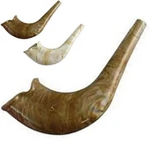 Real Looking Plastic Toy Shofar - with Embeded Noisemaker!