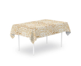 Passover Fabric Matzah Tablecloth 107.9" x 53.9"